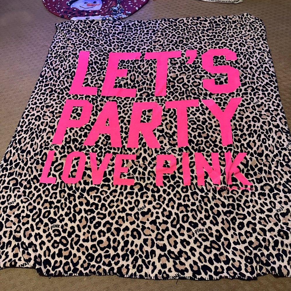PINK Victoria's Secret Leopard Print Party Banner